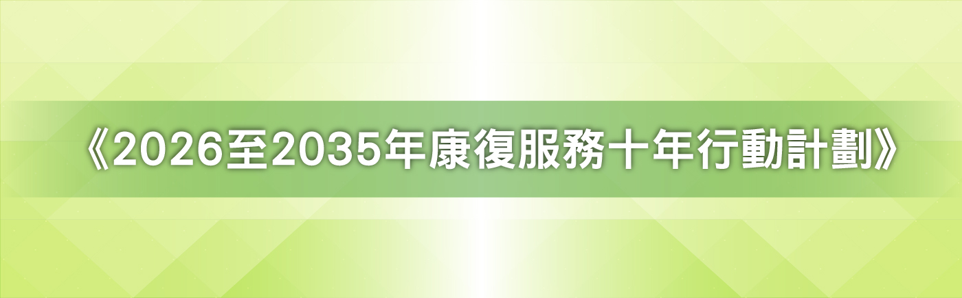 康復服務十年規劃